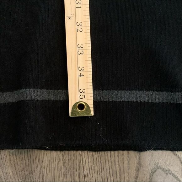 MAX STUDIO Women’s Long Sleeve Sweater Dress Black Grey S. - Picture 11 of 12